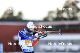 11.03.2023, Oestersund, Sweden, (SWE): Eric Perrot (FRA) - IBU World Cup Biathlon, relay men, Oestersund (SWE). www.nordicfocus.com. © Manzoni/NordicFocus. Every downloaded picture is fee-liable.