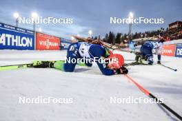 11.03.2023, Oestersund, Sweden, (SWE): Alex Cisar (SLO) - IBU World Cup Biathlon, relay men, Oestersund (SWE). www.nordicfocus.com. © Manzoni/NordicFocus. Every downloaded picture is fee-liable.