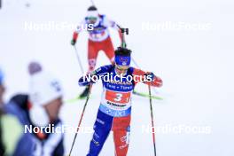 11.03.2023, Oestersund, Sweden, (SWE): Oscar Lombardot (FRA) - IBU World Cup Biathlon, relay men, Oestersund (SWE). www.nordicfocus.com. © Manzoni/NordicFocus. Every downloaded picture is fee-liable.