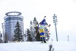 11.03.2023, Oestersund, Sweden, (SWE): Malte Stefansson (SWE) - IBU World Cup Biathlon, relay men, Oestersund (SWE). www.nordicfocus.com. © Manzoni/NordicFocus. Every downloaded picture is fee-liable.