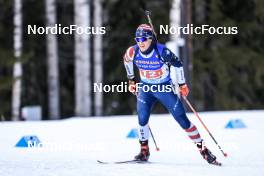 11.03.2023, Oestersund, Sweden, (SWE): Vincent Bonacci (USA) - IBU World Cup Biathlon, relay men, Oestersund (SWE). www.nordicfocus.com. © Manzoni/NordicFocus. Every downloaded picture is fee-liable.