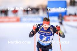 11.03.2023, Oestersund, Sweden, (SWE): Benedikt Doll (GER) - IBU World Cup Biathlon, relay men, Oestersund (SWE). www.nordicfocus.com. © Manzoni/NordicFocus. Every downloaded picture is fee-liable.