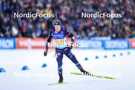 11.03.2023, Oestersund, Sweden, (SWE): Johannes Dale (NOR) - IBU World Cup Biathlon, relay men, Oestersund (SWE). www.nordicfocus.com. © Manzoni/NordicFocus. Every downloaded picture is fee-liable.