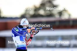 11.03.2023, Oestersund, Sweden, (SWE): Fabien Claude (FRA) - IBU World Cup Biathlon, relay men, Oestersund (SWE). www.nordicfocus.com. © Manzoni/NordicFocus. Every downloaded picture is fee-liable.
