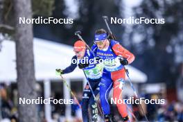 11.03.2023, Oestersund, Sweden, (SWE): Antonin Guigonnat (FRA) - IBU World Cup Biathlon, relay men, Oestersund (SWE). www.nordicfocus.com. © Manzoni/NordicFocus. Every downloaded picture is fee-liable.