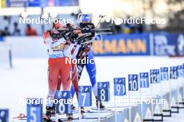 11.03.2023, Oestersund, Sweden, (SWE): Benita Peiffer (CAN) - IBU World Cup Biathlon, relay women, Oestersund (SWE). www.nordicfocus.com. © Manzoni/NordicFocus. Every downloaded picture is fee-liable.