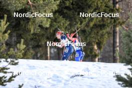 11.03.2023, Oestersund, Sweden, (SWE): Chloe Levins (USA), Maria Remenova (SVK), (l-r) - IBU World Cup Biathlon, relay women, Oestersund (SWE). www.nordicfocus.com. © Manzoni/NordicFocus. Every downloaded picture is fee-liable.
