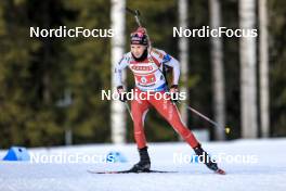 11.03.2023, Oestersund, Sweden, (SWE): Elisa Gasparin (SUI) - IBU World Cup Biathlon, relay women, Oestersund (SWE). www.nordicfocus.com. © Manzoni/NordicFocus. Every downloaded picture is fee-liable.