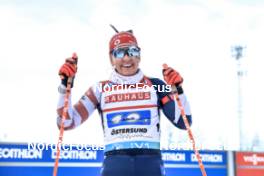 11.03.2023, Oestersund, Sweden, (SWE): Kelsey Joan Dickinson (USA) - IBU World Cup Biathlon, relay women, Oestersund (SWE). www.nordicfocus.com. © Manzoni/NordicFocus. Every downloaded picture is fee-liable.