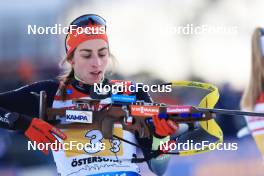 11.03.2023, Oestersund, Sweden, (SWE): Vanessa Voigt  (GER) - IBU World Cup Biathlon, relay women, Oestersund (SWE). www.nordicfocus.com. © Manzoni/NordicFocus. Every downloaded picture is fee-liable.