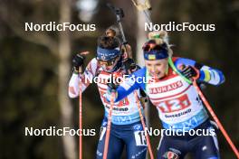 11.03.2023, Oestersund, Sweden, (SWE): Deedra Irwin (USA) - IBU World Cup Biathlon, relay women, Oestersund (SWE). www.nordicfocus.com. © Manzoni/NordicFocus. Every downloaded picture is fee-liable.