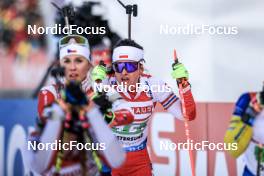 11.03.2023, Oestersund, Sweden, (SWE): Anna Maka (POL) - IBU World Cup Biathlon, relay women, Oestersund (SWE). www.nordicfocus.com. © Manzoni/NordicFocus. Every downloaded picture is fee-liable.