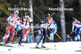 11.03.2023, Oestersund, Sweden, (SWE): Dunja Zdouc (AUT), Janina Hettich-Walz (GER), (l-r) - IBU World Cup Biathlon, relay women, Oestersund (SWE). www.nordicfocus.com. © Manzoni/NordicFocus. Every downloaded picture is fee-liable.