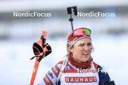 11.03.2023, Oestersund, Sweden, (SWE): Chloe Levins (USA) - IBU World Cup Biathlon, relay women, Oestersund (SWE). www.nordicfocus.com. © Manzoni/NordicFocus. Every downloaded picture is fee-liable.