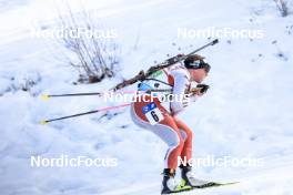 11.03.2023, Oestersund, Sweden, (SWE): Lena Haecki-Gross (SUI) - IBU World Cup Biathlon, relay women, Oestersund (SWE). www.nordicfocus.com. © Manzoni/NordicFocus. Every downloaded picture is fee-liable.