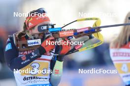 11.03.2023, Oestersund, Sweden, (SWE): Vanessa Voigt  (GER) - IBU World Cup Biathlon, relay women, Oestersund (SWE). www.nordicfocus.com. © Manzoni/NordicFocus. Every downloaded picture is fee-liable.
