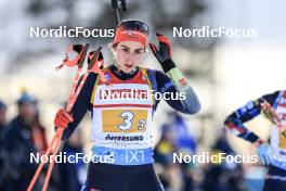 11.03.2023, Oestersund, Sweden, (SWE): Vanessa Voigt (GER) - IBU World Cup Biathlon, relay women, Oestersund (SWE). www.nordicfocus.com. © Manzoni/NordicFocus. Every downloaded picture is fee-liable.