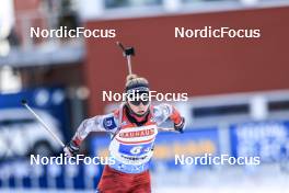 11.03.2023, Oestersund, Sweden, (SWE): Anna Gandler (AUT) - IBU World Cup Biathlon, relay women, Oestersund (SWE). www.nordicfocus.com. © Manzoni/NordicFocus. Every downloaded picture is fee-liable.