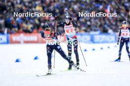 11.03.2023, Oestersund, Sweden, (SWE): Janina Hettich-Walz (GER) - IBU World Cup Biathlon, relay women, Oestersund (SWE). www.nordicfocus.com. © Manzoni/NordicFocus. Every downloaded picture is fee-liable.