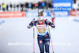 11.03.2023, Oestersund, Sweden, (SWE): Ingrid Landmark Tandrevold (NOR) - IBU World Cup Biathlon, relay women, Oestersund (SWE). www.nordicfocus.com. © Manzoni/NordicFocus. Every downloaded picture is fee-liable.