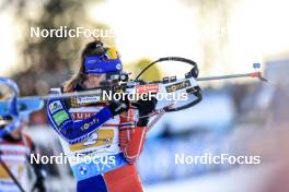 11.03.2023, Oestersund, Sweden, (SWE): Caroline Colombo (FRA) - IBU World Cup Biathlon, relay women, Oestersund (SWE). www.nordicfocus.com. © Manzoni/NordicFocus. Every downloaded picture is fee-liable.