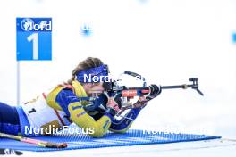 11.03.2023, Oestersund, Sweden, (SWE): Elvira Oeberg (SWE) - IBU World Cup Biathlon, relay women, Oestersund (SWE). www.nordicfocus.com. © Manzoni/NordicFocus. Every downloaded picture is fee-liable.