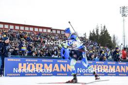 11.03.2023, Oestersund, Sweden, (SWE): Daria Blashko (UKR) - IBU World Cup Biathlon, relay women, Oestersund (SWE). www.nordicfocus.com. © Manzoni/NordicFocus. Every downloaded picture is fee-liable.