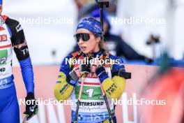 11.03.2023, Oestersund, Sweden, (SWE): Anna Magnusson (SWE) - IBU World Cup Biathlon, relay women, Oestersund (SWE). www.nordicfocus.com. © Manzoni/NordicFocus. Every downloaded picture is fee-liable.
