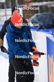 08.03.2023, Oestersund, Sweden, (SWE): Event Feature: Infront technicians at work - IBU World Cup Biathlon, training, Oestersund (SWE). www.nordicfocus.com. © Manzoni/NordicFocus. Every downloaded picture is fee-liable.