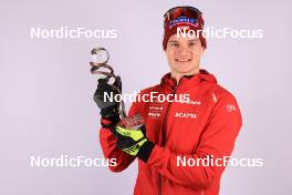 19.03.2023, Oslo, Norway (NOR): Niklas Hartweg (SUI) - IBU World Cup Biathlon, cups, Oslo (NOR). www.nordicfocus.com. © Manzoni/NordicFocus. Every downloaded picture is fee-liable.