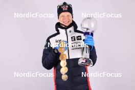 19.03.2023, Oslo, Norway (NOR): Johannes Thingnes Boe (NOR) - IBU World Cup Biathlon, cups, Oslo (NOR). www.nordicfocus.com. © Manzoni/NordicFocus. Every downloaded picture is fee-liable.