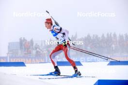 19.03.2023, Oslo, Norway (NOR): Sebastian Stalder (SUI) - IBU World Cup Biathlon, mass men, Oslo (NOR). www.nordicfocus.com. © Manzoni/NordicFocus. Every downloaded picture is fee-liable.