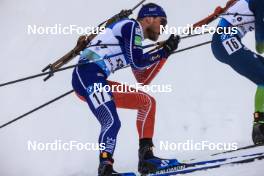 19.03.2023, Oslo, Norway (NOR): Antonin Guigonnat (FRA) - IBU World Cup Biathlon, mass men, Oslo (NOR). www.nordicfocus.com. © Manzoni/NordicFocus. Every downloaded picture is fee-liable.