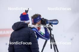 19.03.2023, Oslo, Norway (NOR): Antonin Guigonnat (FRA) - IBU World Cup Biathlon, mass men, Oslo (NOR). www.nordicfocus.com. © Manzoni/NordicFocus. Every downloaded picture is fee-liable.