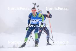 19.03.2023, Oslo, Norway (NOR): Anton Vidmar (SLO) - IBU World Cup Biathlon, mass men, Oslo (NOR). www.nordicfocus.com. © Manzoni/NordicFocus. Every downloaded picture is fee-liable.