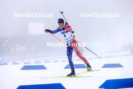 19.03.2023, Oslo, Norway (NOR): Quentin Fillon Maillet (FRA) - IBU World Cup Biathlon, mass men, Oslo (NOR). www.nordicfocus.com. © Manzoni/NordicFocus. Every downloaded picture is fee-liable.