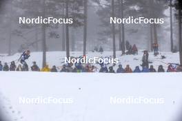 19.03.2023, Oslo, Norway (NOR): Philipp Nawrath (GER), Jakov Fak (SLO), Otto Invenius (FIN), (l-r) - IBU World Cup Biathlon, mass men, Oslo (NOR). www.nordicfocus.com. © Manzoni/NordicFocus. Every downloaded picture is fee-liable.