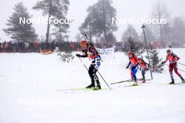 19.03.2023, Oslo, Norway (NOR): Denise Herrmann-Wick (GER), Paulina Batovska Fialkova (SVK), Lisa Theresa Hauser (AUT), (l-r) - IBU World Cup Biathlon, mass women, Oslo (NOR). www.nordicfocus.com. © Manzoni/NordicFocus. Every downloaded picture is fee-liable.