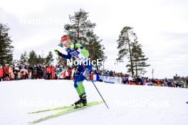 18.03.2023, Oslo, Norway (NOR): Anton Vidmar (SLO) - IBU World Cup Biathlon, pursuit men, Oslo (NOR). www.nordicfocus.com. © Manzoni/NordicFocus. Every downloaded picture is fee-liable.
