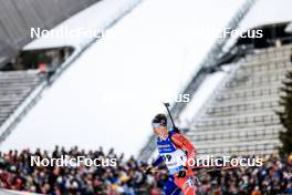 18.03.2023, Oslo, Norway (NOR): Fabien Claude (FRA) - IBU World Cup Biathlon, pursuit men, Oslo (NOR). www.nordicfocus.com. © Manzoni/NordicFocus. Every downloaded picture is fee-liable.