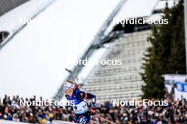 18.03.2023, Oslo, Norway (NOR): Johannes Dale (NOR) - IBU World Cup Biathlon, pursuit men, Oslo (NOR). www.nordicfocus.com. © Manzoni/NordicFocus. Every downloaded picture is fee-liable.