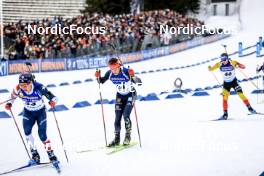 18.03.2023, Oslo, Norway (NOR): Jake Brown (USA), Philipp Horn (GER), (l-r) - IBU World Cup Biathlon, pursuit men, Oslo (NOR). www.nordicfocus.com. © Manzoni/NordicFocus. Every downloaded picture is fee-liable.