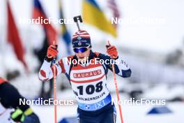 16.03.2023, Oslo, Norway (NOR): Vincent Bonacci (USA) - IBU World Cup Biathlon, sprint men, Oslo (NOR). www.nordicfocus.com. © Manzoni/NordicFocus. Every downloaded picture is fee-liable.