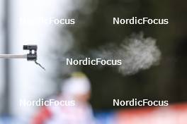 16.03.2023, Oslo, Norway (NOR): Event Feature: Riffle smoke after shot - IBU World Cup Biathlon, sprint men, Oslo (NOR). www.nordicfocus.com. © Manzoni/NordicFocus. Every downloaded picture is fee-liable.
