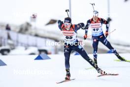 16.03.2023, Oslo, Norway (NOR): Lucas Fratzscher (GER) - IBU World Cup Biathlon, sprint men, Oslo (NOR). www.nordicfocus.com. © Manzoni/NordicFocus. Every downloaded picture is fee-liable.