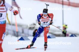 16.03.2023, Oslo, Norway (NOR): Fabien Claude (FRA) - IBU World Cup Biathlon, sprint men, Oslo (NOR). www.nordicfocus.com. © Manzoni/NordicFocus. Every downloaded picture is fee-liable.