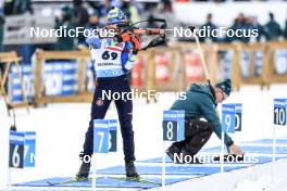 16.03.2023, Oslo, Norway (NOR): Artem Tyshchenko (UKR) - IBU World Cup Biathlon, sprint men, Oslo (NOR). www.nordicfocus.com. © Manzoni/NordicFocus. Every downloaded picture is fee-liable.