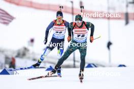 16.03.2023, Oslo, Norway (NOR): Karol Dombrovski (LTU) - IBU World Cup Biathlon, sprint men, Oslo (NOR). www.nordicfocus.com. © Manzoni/NordicFocus. Every downloaded picture is fee-liable.
