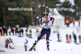 16.03.2023, Oslo, Norway (NOR): Einar Hedegart (NOR) - IBU World Cup Biathlon, sprint men, Oslo (NOR). www.nordicfocus.com. © Manzoni/NordicFocus. Every downloaded picture is fee-liable.