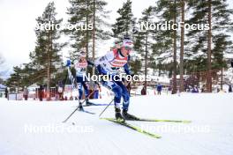 16.03.2023, Oslo, Norway (NOR): Tero Seppala (FIN), Otto Invenius (FIN), (l-r) - IBU World Cup Biathlon, sprint men, Oslo (NOR). www.nordicfocus.com. © Manzoni/NordicFocus. Every downloaded picture is fee-liable.